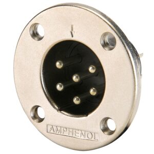 Amphenol EP-6-14 6 Pin Male EP Chassis Connector